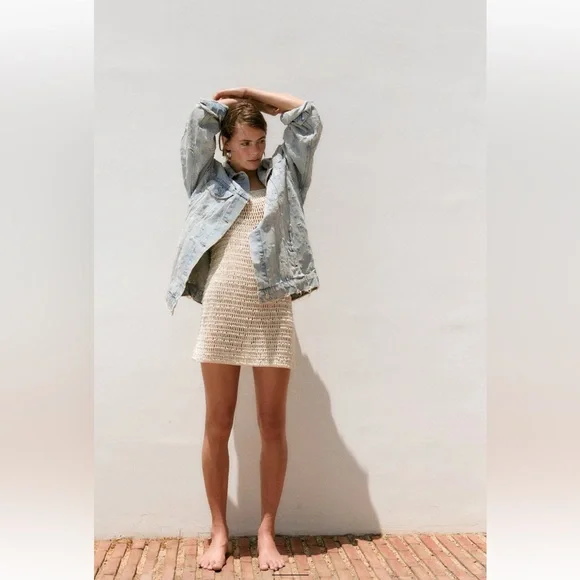 ✨SALE✨ ZARA OVERSIZED DENIM JACKET ✨SALE✨ - Picture 2 of 14